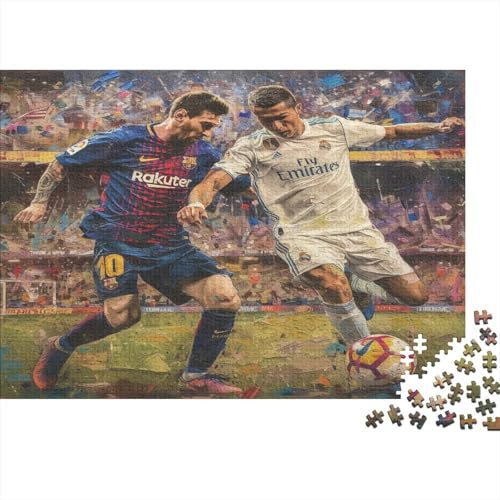 CULPRT Ronaldo Holzpuzzles Erwachsene 1000 Teile Geburtstagsgeschenk Educational Game Wohnkultur Family Challenging Games Stress Relief 1000pcs (75x50cm) von CULPRT