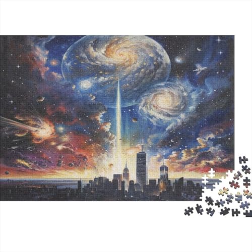 CULPRT The Great Starry Sky Holzpuzzles 500 Teile Erwachsene Geburtstagsgeschenk Wohnkultur Educational Game Family Challenging Games Stress Relief Toy 500pcs (52x38cm) von CULPRT