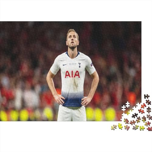 Harry Kane Holzpuzzles 500 Teile Erwachsene Geburtstagsgeschenk Wohnkultur Educational Game Family Challenging Games Stress Relief Toy 500pcs (52x38cm) von CULPRT