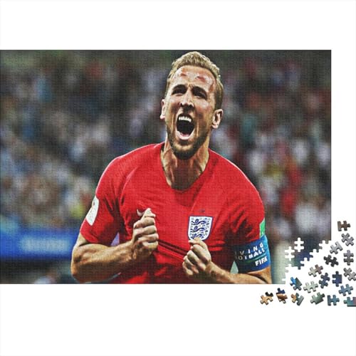 Harry Kane Holzpuzzles Erwachsene 500 Teile Family Challenging Games Home Decor Lernspiel Geburtstagsgeschenk Stress Relief Toy 500pcs (52x38cm) von CULPRT