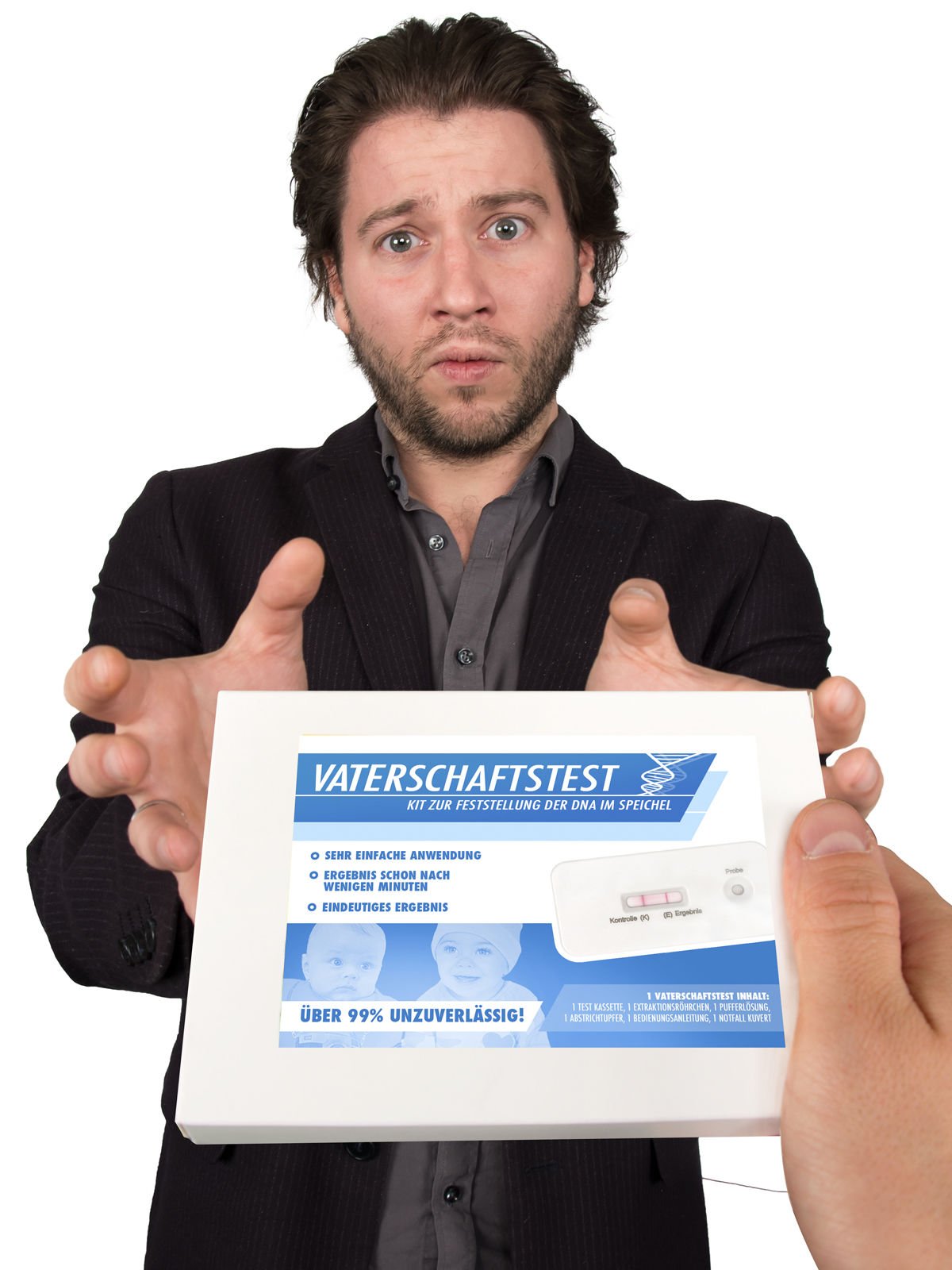 Vaterschaftstest-Kit Scherzartikel Set 7-teilig weiss-blau Vaterschaftstest-Kit Scherzartikel Set 7-teilig weiss-blau von CULTSTYLES GmbH - KF