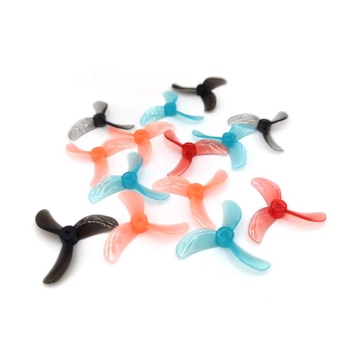 CUMERSU 16PCS 8Pairs Gem-Fan 1608 40mm 3-Blatt PC Propeller 1mm 1,5mm for Micro Whoop FPV Racing Freestyle Tinywhoop Drohnen DIY Teile(8Pairs 1.5mm Black) von CUMERSU