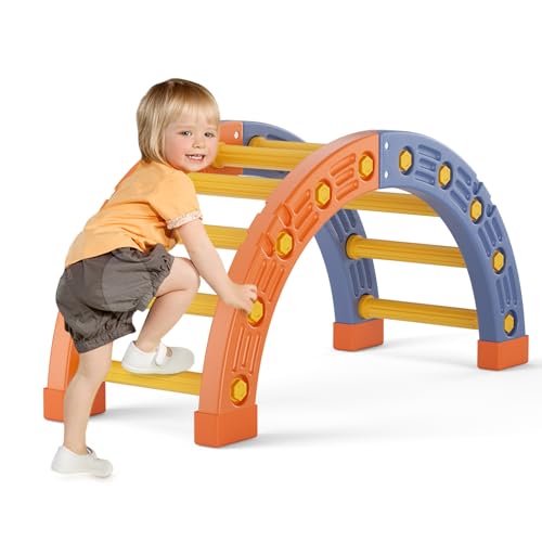 CUPCHID Baby-Kletterspielzeug, Montessori-Klettergerüst aus Kunststoff, Indoor-Klettergerüste für Kleinkinder, Maximale Tragfähigkeit 50 kg (C) von CUPCHID