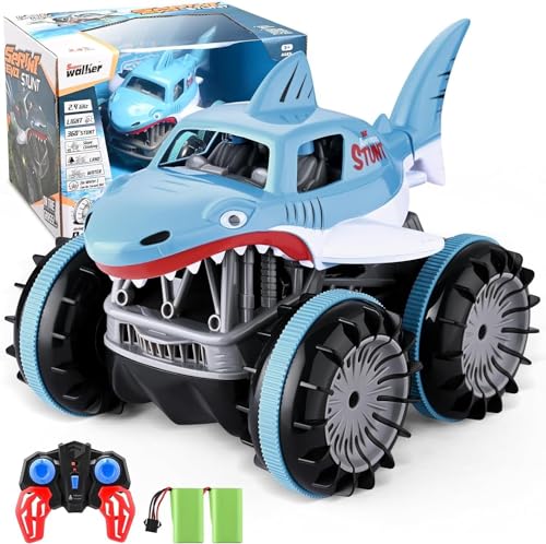 Ferngesteuertes Auto,Amphibienfahrzeug Ferngesteuertes Auto,1:14 RC Monster Truck mit 360°-Drehung aufrecht, LED-Lichtern und Musik,4WD Offroad 2.4GHz Spielzeugauto Lastwagen Ferngesteuertes Auto,Amphibienfahrzeug Ferngesteuertes Auto,1:14 RC Monster Truck mit 360°-Drehung aufrecht, LED-Lichtern und Musik,4WD Offroad 2.4GHz Spielzeugauto Lastwagen von CUPCHID