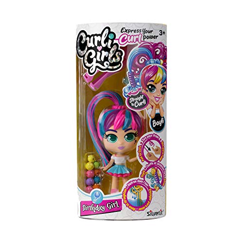 CURLIGIRLS - 82092 - Single Pack - Charli Puppe - Magisches Haar für endlose Frisuren - Mädchen Spielzeug - Frisierpuppe - Zubehör enthalten - Sammlerpuppen - 15 cm Puppe - ab 5 Jahre von CURLIGIRLS