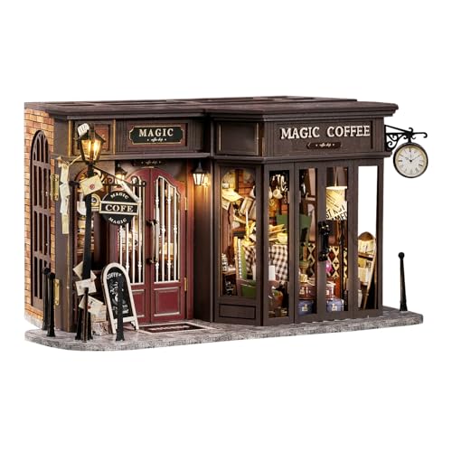 DIY House Kit Magic Retro Coffee Dollhouse von CUTEROOM