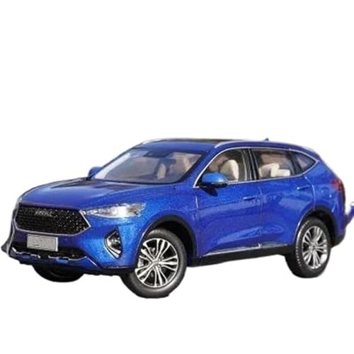 CUTSUGOK maßstabsgetreues Auto 1:18 for Legierung SUV Auto Metall Statische Auto Modell Druckguss Auto Modell Fahrzeug Modell Fertig Auto Modell Modellfahrzeug zum Sammeln(Blue) von CUTSUGOK