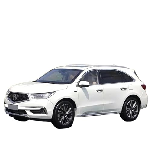 CUTSUGOK maßstabsgetreues Auto 1:18 for Maßstab Acura MDX Legierung Automodell Druckguss Automodell Fertiges Automodell Statisches Automodell Modellfahrzeug zum Sammeln(White) von CUTSUGOK