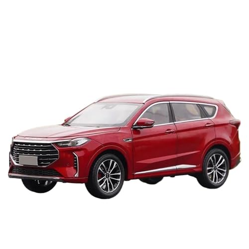 CUTSUGOK maßstabsgetreues Auto 1:18 for Maßstab Chery JETOUR X70 Plus SUV Legierung Automodell Druckguss Automodell Fertiges Automodell Modellfahrzeug zum Sammeln(Red) von CUTSUGOK