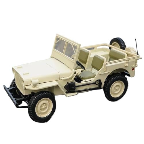 CUTSUGOK maßstabsgetreues Auto 1:18 for maßstabsgetreues Legierungsmetallfahrzeug 1924 Willys Automodell Ornament Automodell Fertiges Automodell Modellfahrzeug zum Sammeln(A) von CUTSUGOK