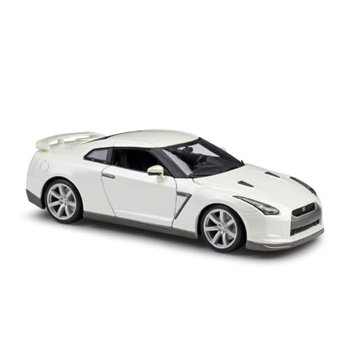 CUTSUGOK maßstabsgetreues Auto 1:18 für Nissan GT-R R35 Sportwagen 2009, Simulationslegierung, fertiges Automodell, Automodell mit Basis Modellfahrzeug zum Sammeln(B) von CUTSUGOK