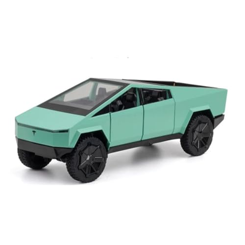 CUTSUGOK maßstabsgetreues Auto 1:24 Für Tesla Cybertruck Pickup SUV Legierung Auto Modell Diecast Metall Auto Modell Geeignet Für Sammlung Modellfahrzeug zum Sammeln(B) von CUTSUGOK