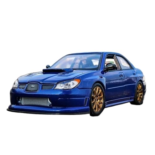 CUTSUGOK maßstabsgetreues Auto 1:24 für Subaru Impreza WRX STI Sportwagen Simulation Legierung Statisches Automodell Geeignete Sammlung Modellfahrzeug zum Sammeln(C) von CUTSUGOK