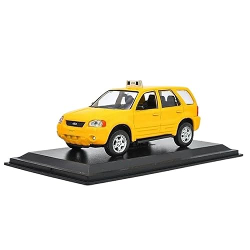 CUTSUGOK maßstabsgetreues Auto 1:43 for Ford Escape Taxi Simulation Legierung Automodell Druckguss Automodell Fertiges Automodell Modellfahrzeug zum Sammeln von CUTSUGOK