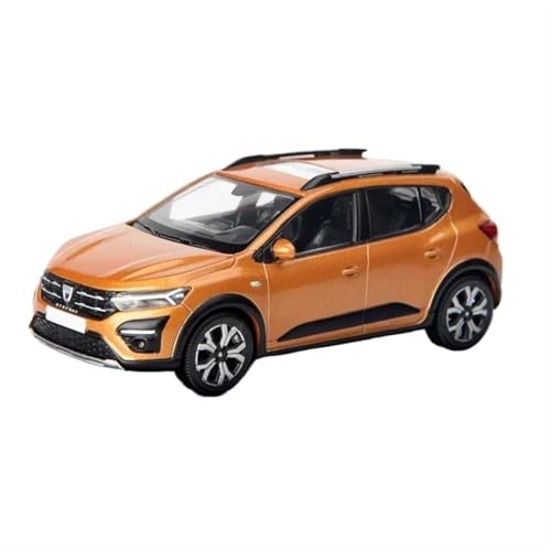 CUTSUGOK maßstabsgetreues Auto 1:43 for Maßstab Dacia Stepway 2021 Legierung Auto Modell Sammlung Souvenir Display Ornamente Fahrzeug Modellfahrzeug zum Sammeln von CUTSUGOK