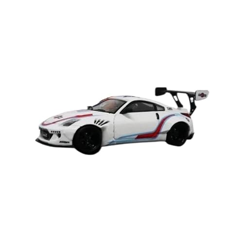 CUTSUGOK maßstabsgetreues Auto 1:64 Nissan 350Z Martini Druckguss-Modellauto, Ornament, Automodell, fertiges Automodell, statisches Automodell Modellfahrzeug zum Sammeln(A) von CUTSUGOK