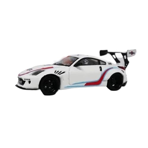 CUTSUGOK maßstabsgetreues Auto 1:64 Nissan 350Z Martini Druckguss-Modellauto, Ornament, Automodell, fertiges Automodell, statisches Automodell Modellfahrzeug zum Sammeln(B) von CUTSUGOK