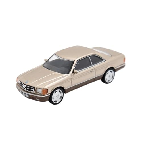 CUTSUGOK maßstabsgetreues Auto 1:64 for MB 500SEC LHD Diecast Modell Auto Ornament Auto Modell Statische Auto Modell Legierung Auto Modell Modellfahrzeug zum Sammeln(C) von CUTSUGOK