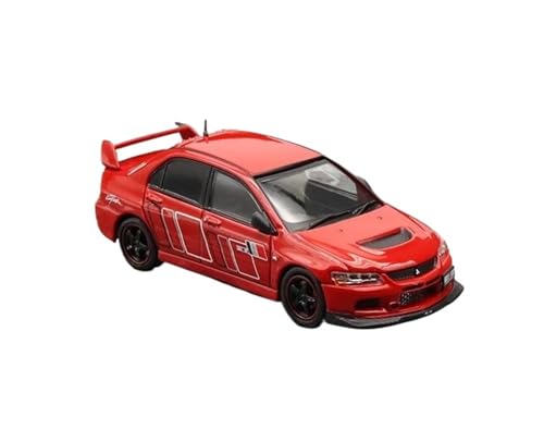 CUTSUGOK maßstabsgetreues Auto 1:64 for Scale Lancer EVO 9. IX Legierung Auto Modell Sammlung Souvenir Display Ornamente Fahrzeug Modellfahrzeug zum Sammeln(A) von CUTSUGOK