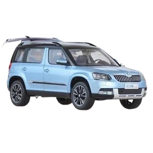 CUTSUGOK maßstabsgetreues Auto Maßstab 1:18 for Skoda YETI Geländewagen, SUV, Druckguss-Legierung, Automodell, Ausstellungsfahrzeug-Sammlung Modellfahrzeug zum Sammeln(B) von CUTSUGOK