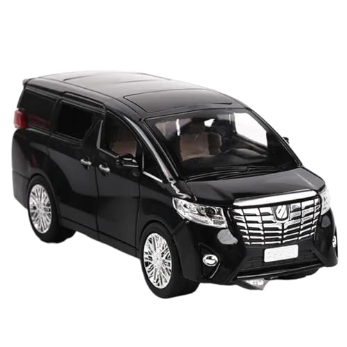 CUTSUGOK maßstabsgetreues Auto Maßstab 1:24 Alphard Nanny Car Van Model Diecast Metal Alloy Car Collections Ornament Car Model Modellfahrzeug zum Sammeln(A) von CUTSUGOK