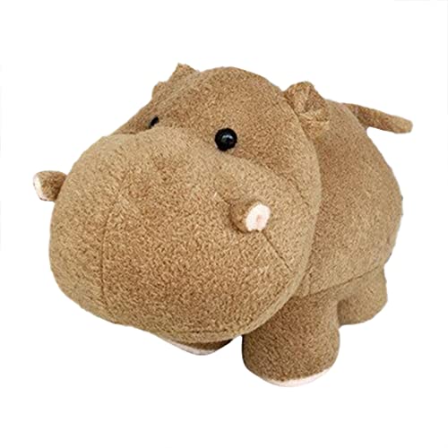 CUTeFiorino Babyspielzeug Nilpferd Kuscheltiere Nilpferde Weiche Mutter Nilpferd -Set Niedliches graues stehendes -Nilpferd für Teenager Erwachsene Babyparty-Dekorationen Kuscheltier (Brown, One Size) von CUTeFiorino