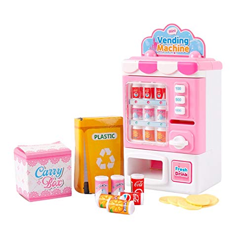 CUTeFiorino Compatible with Motorikspielzeug Automaten Spielwaren Getränke Simulations-Spielwaren Kinder zu Hause Bildung Zählrahmen (Pink, One Size) von CUTeFiorino