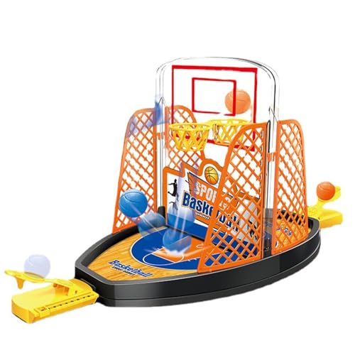 CUTeFiorino Compatible with Motorikspielzeug Tabletop Basketball Games for Kids Table Basketball Game Toy with Score Board Desktop Basketball Game Toy for 2 Players Desk Basketball (Blue, One Size) von CUTeFiorino