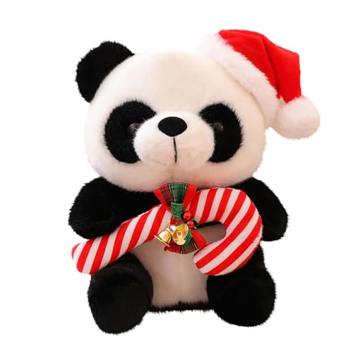 CUTeFiorino Der Singende Und Sprechende Elefant Spielt Guck-Guck Mit Den Ohren 10" Christmas Panda Bear Stuffed Animal Plush Toy Cute Soft Body Doll Panda Pillow Kawaii Giant Panda (E, One Size) von CUTeFiorino