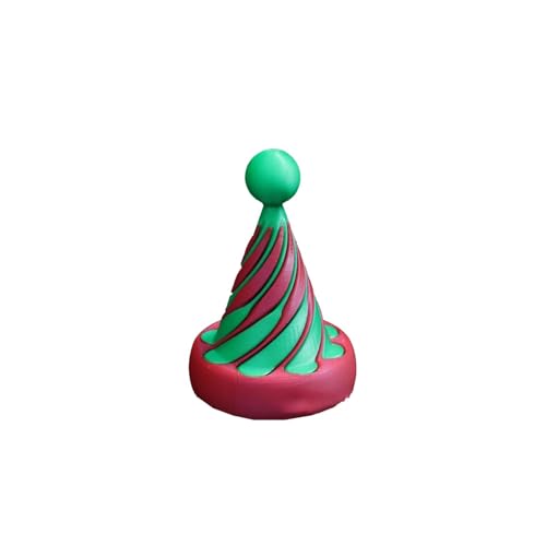 CUTeFiorino Einheitsgröße 3D Printed Christmas Tree Toy Passthrough Toy Mini Pass Through Toy for Stress and Anxiety Relaxing Spiele 1 Jahr (RD2, One Size) von CUTeFiorino