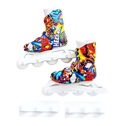 CUTeFiorino Kleinkindspielzeug Auto Mini Rollschuhe Finger Skates Mini Rollschuhe Mini Skates Skate Schuhe Color Finger Skate Finger Breakdance Kleinkindspielzeug (B, One Size) von CUTeFiorino