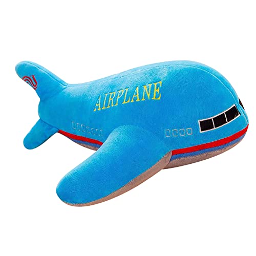 CUTeFiorino Kuschelweich 40 cm große Simulation Flugzeug Plüschtiere Kinder schlafen Rückenkissen weiche Flugzeuge gefüllte Kissen Puppen Kuschelweich (A, One Size) von CUTeFiorino