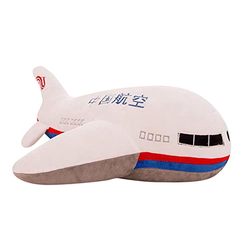 CUTeFiorino Kuschelweich 40 cm große Simulation Flugzeug Plüschtiere Kinder schlafen Rückenkissen weiche Flugzeuge gefüllte Kissen Puppen Kuschelweich (B, One Size) von CUTeFiorino