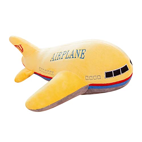 CUTeFiorino Kuschelweich 40 cm große Simulation Flugzeug Plüschtiere Kinder schlafen Rückenkissen weiche Flugzeuge gefüllte Kissen Puppen Kuschelweich (D, One Size) von CUTeFiorino