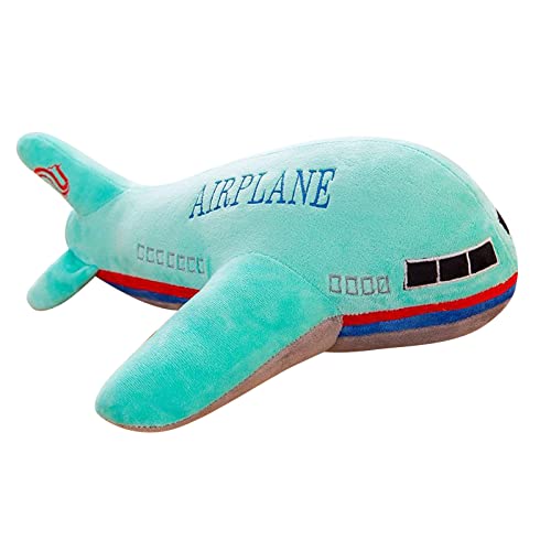 CUTeFiorino Kuschelweich 40 cm große Simulation Flugzeug Plüschtiere Kinder schlafen Rückenkissen weiche Flugzeuge gefüllte Kissen Puppen Kuschelweich (E, One Size) von CUTeFiorino