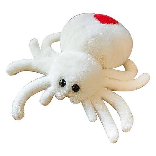 CUTeFiorino Kuschelweich Lustige Parodie-Puppe aus Plüsch mit rotem Schwanz, kann als Handy-Ständer verwendet Werden (25,4 cm) Verkleidung (White, S) von CUTeFiorino