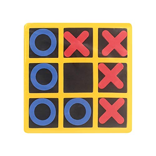 CUTeFiorino Lernuhren -Tac-Toe Crosses NN Kinder Kinder Spiele Tac-Toe Crosses Nights Indoor-BRE Lernuhren (As Shown, One Size) von CUTeFiorino