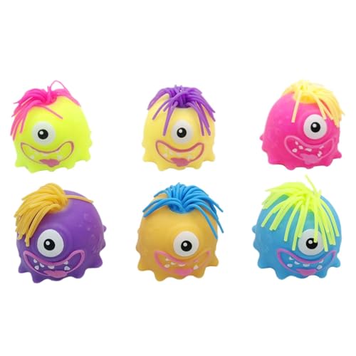 CUTeFiorino Naturwissenschaftliches Und Technisches Studium Random1PCS Fun Hair Pulling Screaming Toys Anti Anxiety Toys and Venting Novelty Toys Different Made by Hair Pulling (Yellow, One Size) von CUTeFiorino