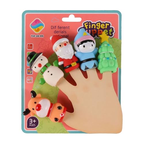 CUTeFiorino Pferde Mädchen Geschenk Interactive Soft Rubber Animal Finger Puppets for Kids Educational Finger Toys for Infants and Toddlers Comforting Fun Abschied (Hot Pink, One Size) von CUTeFiorino