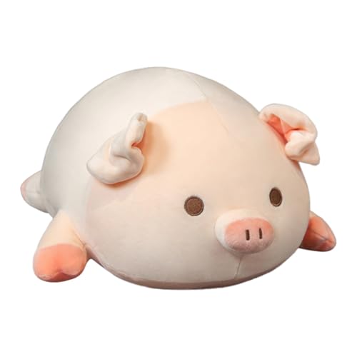 CUTeFiorino Puppenkleidung 43 cm Set Pig Stuffed Animal Plush Pillow 15.7'' Kawaii Soft Pig Hugging Pillow Adorable Cuddle Plush Toy for Kids Or Adults Perfect for Christmas and (Yellow, One Size) von CUTeFiorino