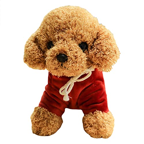 CUTeFiorino XXL cm Stofftier Plüschtier Kuscheltier Simulation Teddy Hund Actionfigur Super süßes Hündchen Plüschtier Stoffpuppe Kinder weibliches Geburtstagsgeschenk Deutschsprachig (BW1, One Size) von CUTeFiorino