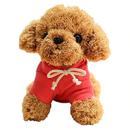 CUTeFiorino XXL cm Stofftier Plüschtier Kuscheltier Simulation Teddy Hund Actionfigur Super süßes Hündchen Plüschtier Stoffpuppe Kinder weibliches Geburtstagsgeschenk Deutschsprachig (RD1, One Size) von CUTeFiorino