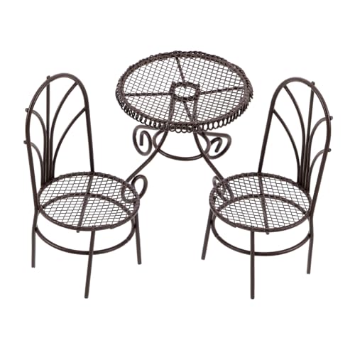 CVUTOVO Puppenhaus-Tisch Und Stuhl Miniaturset Puppenhaus-möbel Für Miniaturdekoration Tisch Und Stuhlkombination Für Kleines Puppenhaus CVUTOVO Puppenhaus-Tisch Und Stuhl Miniaturset Puppenhaus-möbel Für Miniaturdekoration Tisch Und Stuhlkombination Für Kleines Puppenhaus von CVUTOVO