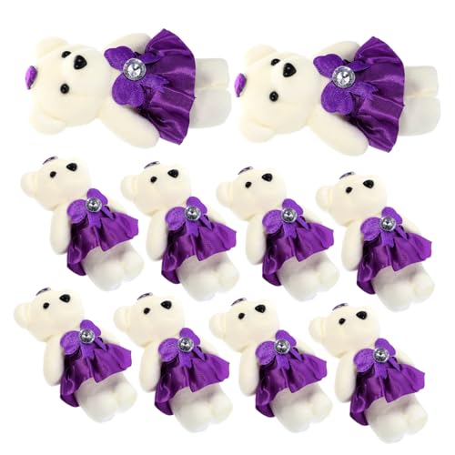 CVUTOVO 10 Stück Plüschbären Kuscheltier Dekoration Hochzeitsauto Blumenstrauß Deko Valentinstag Weicher Stofftier Cartoon für Zuhause und Fotoshooting CVUTOVO 10 Stück Plüschbären Kuscheltier Dekoration Hochzeitsauto Blumenstrauß Deko Valentinstag Weicher Stofftier Cartoon für Zuhause und Fotoshooting von CVUTOVO