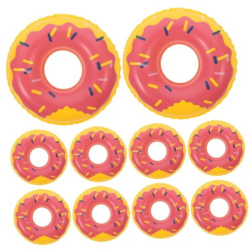 CVUTOVO 10 Stück Teiliges Mini Schwimmring Deko für Puppenhaus Schwimmring Ornamente für Kreative Spielwelten für Sicher und Wiederverwendbar CVUTOVO 10 Stück Teiliges Mini Schwimmring Deko für Puppenhaus Schwimmring Ornamente für Kreative Spielwelten für Sicher und Wiederverwendbar von CVUTOVO