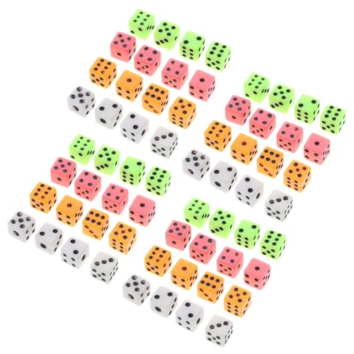 CVUTOVO 100 Stück Teiliges Mini Würfel Set Kleine Bunte Kunststoff Würfel mit Sechs Seiten Quadratischen Ecken für Brettspiele Party Lernspiele Mathematik Spielerisch Entdecken CVUTOVO 100 Stück Teiliges Mini Würfel Set Kleine Bunte Kunststoff Würfel mit Sechs Seiten Quadratischen Ecken für Brettspiele Party Lernspiele Mathematik Spielerisch Entdecken von CVUTOVO