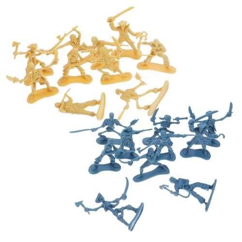 CVUTOVO 100 Stück Teiliges Piraten Skelett Krieger Figuren Miniatur Spielzeugpiraten Modell für DIY Gartendeko Halloween Requisite Cosplay und Miniatur Spielfiguren für Jungen und Sammler CVUTOVO 100 Stück Teiliges Piraten Skelett Krieger Figuren Miniatur Spielzeugpiraten Modell für DIY Gartendeko Halloween Requisite Cosplay und Miniatur Spielfiguren für Jungen und Sammler von CVUTOVO