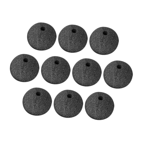 CVUTOVO 10stücke Clownsnase Aus Schwammmaterial Schwarz Für Cosplay Kostüm Bühnenauftritte Spielzeug Accessoire Halloween Zirkus Requisiten CVUTOVO 10stücke Clownsnase Aus Schwammmaterial Schwarz Für Cosplay Kostüm Bühnenauftritte Spielzeug Accessoire Halloween Zirkus Requisiten von CVUTOVO