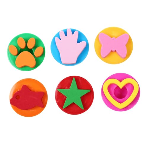 CVUTOVO 2 Satz Graffiti Stamper Stempelset mit Bunten DIY Zeichenwerkzeugen Sichere Kunststoff Eva Materialien Spielerisches Basteln und Kreative für Jungen und Mädchen Zufällige Farbe CVUTOVO 2 Satz Graffiti Stamper Stempelset mit Bunten DIY Zeichenwerkzeugen Sichere Kunststoff Eva Materialien Spielerisches Basteln und Kreative für Jungen und Mädchen Zufällige Farbe von CVUTOVO