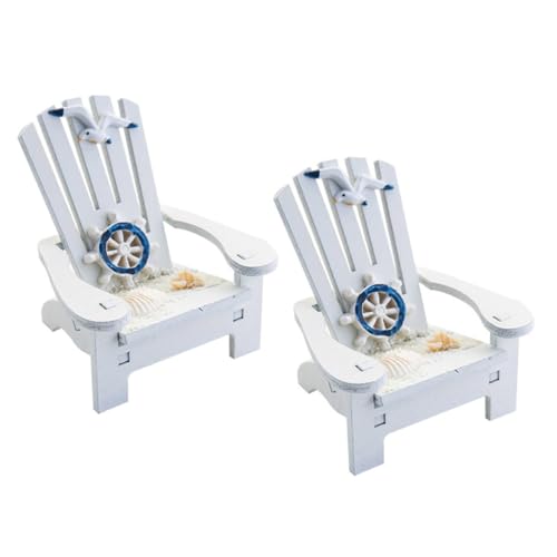 CVUTOVO 2 Stück Mediterrane Holz Mini Strandstühle Dekorative Miniatur Strandstühle Schlafzimmer Deko Mediterranes Stil Modell Kleine Holzstühle für Haus und Garten CVUTOVO 2 Stück Mediterrane Holz Mini Strandstühle Dekorative Miniatur Strandstühle Schlafzimmer Deko Mediterranes Stil Modell Kleine Holzstühle für Haus und Garten von CVUTOVO